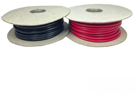 Single Core Cable 70 Amp Rated 10.0mm² 12v 24v (10 Metres Black) Stranded Copper Wire