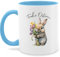 Tasse Tassen 325ml - Ostergeschenke - Frohe Ostern - Süßer Osterhase - 325 ml - Hellblau - geschenk hase hasen ostermotiven osterüberraschung besondere kleinigkeit ostertassen, osterhasen easter