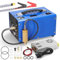 YHUEGH Portable Compressor 4500Psi PCP Air Compressor High Pressure Pump 12V 110V 220V Built-in Adapter & Fan Auto-stop for Air Rifle, Diving Bottle