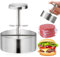 ZOOFOX Adjustable Burger Press, Non-Stick Patty Maker Mold, 18/8 Stainless Steel Meat Press for Hamburger, Beef, Vegetable, BBQ, Griddle and Cooking, BPA Free
