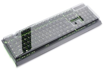 Decksaver cover for Razer BlackWidow V4 keyboard series - Smoked/clear protective lid, made in the UK - the gamers' choice for unbeatable protection