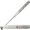 WILSON Unisex-Erwachsene 2025 Lady Cartel Slowpitch-Schläger, weiß/orange, 34/27 oz