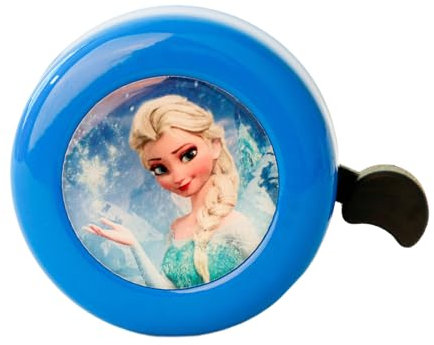 Oirigaga Fahrradklingel Kinder Mädchen, Eiskönigin Eisa Princess Fahrradglocke Laut Kinderfahrrad Klingel Klein Kind Fahrrad Glocke, Bunt Anime Froze Bike Bell Mini Bicycle Klingel mit Knackig Klang