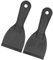 3D Printer Scraper, 2Pcs ABS Black Good Toughness 3D Printer Scraper for Hot Bed