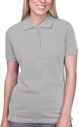 HRM Premium Damen Polo-Shirt - Heavy Stretch aus 95% Baumwolle & 5% Elasthan - Basic Polohemd bis 40°C Waschbar - Hochwertiges & Nachhaltiges Oberteil - Workwear