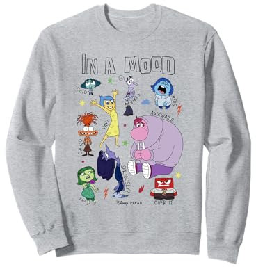 Pixar Inside Out 2 In A Mood Felpa