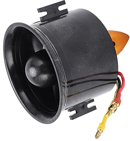 Ducted Fan with Motor, QXMotor 70mm Mini EDF Ducted Fan 6 Blades with QF2822 3000KV 4S Brushless Motor for RC Jet Airplane Model