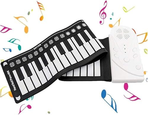 pianoforte digitale 49 tasti pesati | Elettronica pianoforte con altoparlante stereo integrato, Tastiera per bambini e principianti | CLAVIER