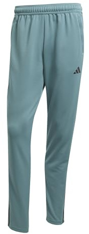 Adidas Herren Train Essentials 3-Stripes Training Pants, preloved Teal/Black, M