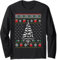 Ugly Christmas shirt Angler Weihnachtspullover Herren angeln Langarmshirt