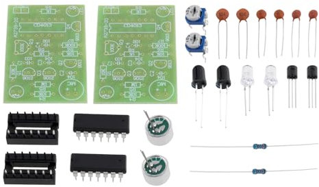 YINETTECH 2 Juegos Kit De Vela Electrónica, Kit De Práctica De Soldadura, Kit De Bricolaje Con Led, Proyecto De Soldadura Para Practicar La Soldadura