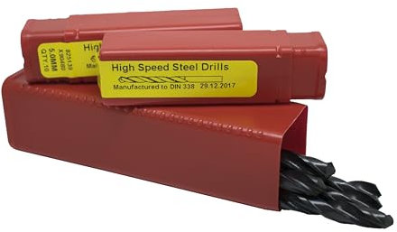 HSS-R Jobber Drills Bits Right Hand 5MM Pack Qty 10