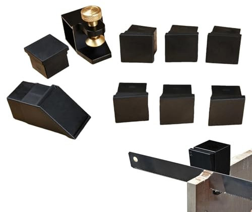 Guide de queue d' pour le travail du bois | Jauge à angle droit – Marqueur gabarit à queue d' en alliage d'aluminium, guide magnétique de scie à main avec 8 modules, joints de bois coupés