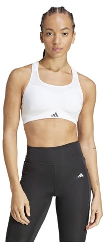 adidas Women's TLRD Impact Training High Support BH White XL (A-B)