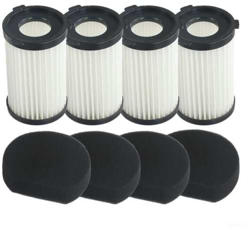 Lot de 4 filtres lavables pour aspirateurs TECHWOOD TAS 9035 TAS-9055 et VA20