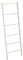 Relaxdays Handtuchleiter Holz, 6 Sprossen, Wäscheleiter Handtücher & Kleidung, HxB 170 x 55 cm, Badezimmer Leiter, weiß
