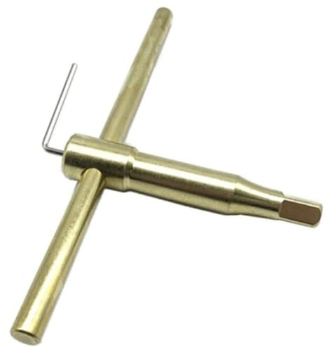 Gettimore Drehfutter T-Griff Schraubenschlüssel Werkzeug für 10 mm, 12 mm, 14 mm Bohrfutter, aus 40Cr-abgeschrecktem Stahl, kompatibel mit den meisten Drehmaschinen