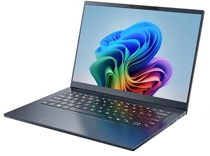 Acer Aspire 14 AI A14-11M・180°-Scharnierdesign・Snapdragon X X1-26-100・Win 11 Home・Qualcomm Adreno・16 GB RAM・512 GB SSD NVMe・35.6 cm (14) (NX.JP3EG.00D)