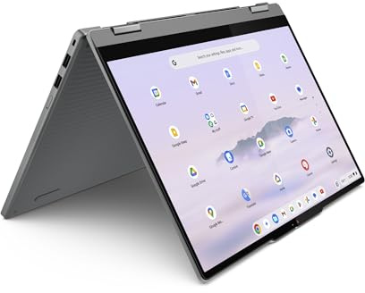 Lenovo Chromebook Plus 2-in-1 Gen 10 | 14'' WUXGA Touch Laptop | Intel Core 3 N355 | 8 GB RAM | 128 GB UFS 2.2 | Wi-Fi 6E | ChromeOS | USI Pen 2 Magnetic | Backlit Keyboard | Luna Grey