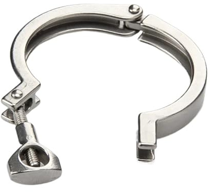 Rohrschelle 1,5 2 2,5 Tri-Clamp 50,5/64 mm Zwinge 304 Edelstahl Tri Clover Sanitär Fitting for Heimbrauen(1pc,K 40mm 1in)