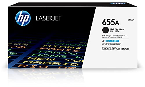 HP 655A (CF450A) Schwarz Original Toner für HP Color LaserJet Enterprise M652, M653, M681, M682