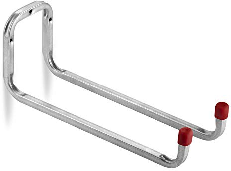 6 x OrgaTech Doppelhaken 120 x 325 mm Gerätehalter | Montagehaken Allzweckhaken