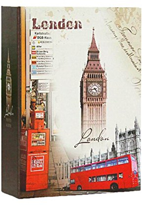 Album photo pouvant contenir 100 pochettes, 10,2 x 15,2 cm, album photo pour enfants, album photos pour enfants (London Bell Tower)