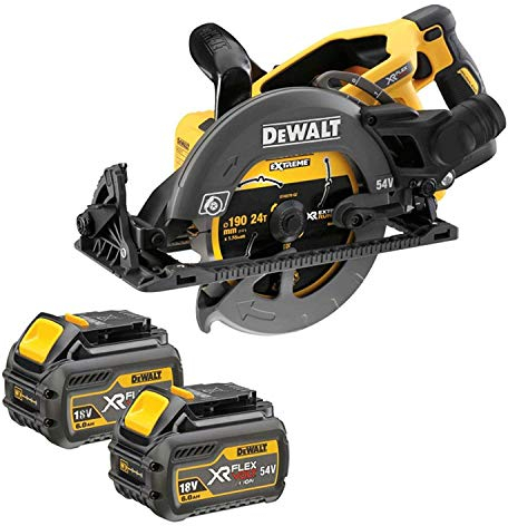 Dewalt DCS577T2-QW 54V XR FLEXVOLT AKKU-HANDKREISSÄGE 2x6Ah