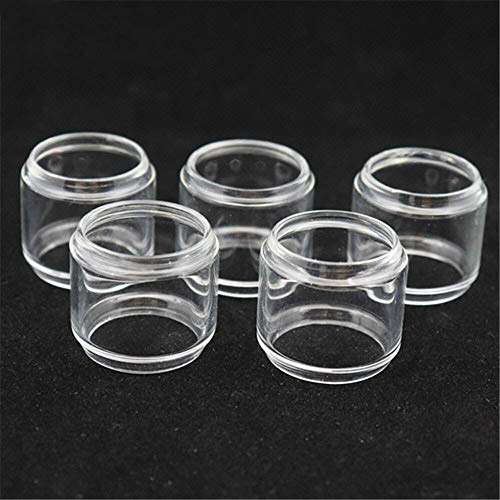LITAO-CIG, 5er Ersatzglas Tube for Zeus X RTA,Frei von Tabak und Nikotin (Farbe : Fat Glass, Größe : 5pcs for Zeus X RTA)