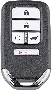 TG Auto 5 Buttons 433Mhz ID47 Chip KR5V2X V44 Keyless Entry Proximity Remote Smart Fob Car Key For 2016-2020 Honda Para Pilot CR-V Civic HATCHBACK EX EXL