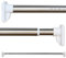 Tringle De Rideau De Douche Extensible Sans Perçage 160-210CM Acier Inoxydable Argenté Tringle A Rideaux Vêtements Télescopique Barre A Tension Pour Salle De Bains Fenêtre Cuisine Armoire
