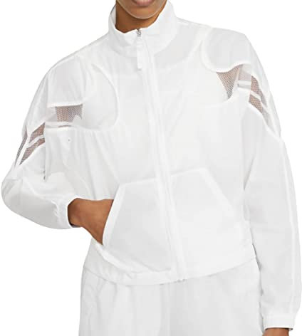 Nike Veste Blanche Femme Jacket Blanc L