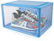 BITUXX LEX21 Schuhbox Stapelbar Aufbewahrungsbox Kunststoffbox Schuhkasten Schuhkarton Schuhorganizer bis Gr.47 (Blau, 1 Stück)