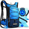 Lunidry 15L Sac à Dos d'hydratation avec vessie d'eau de 3L, Sac Trail Running pour Femme Homme, pour Randonnée Cyclisme Marathon VTT, Ajustables à Taille Sac à Dos d'eau avec système d'hydratation