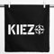 huuraa Kissen Kiez Kompass Schriftzug Deko Kissenbezug 40x40cm Black mit Motiv für Hamburger Geschenk Idee für Freunde und Familie