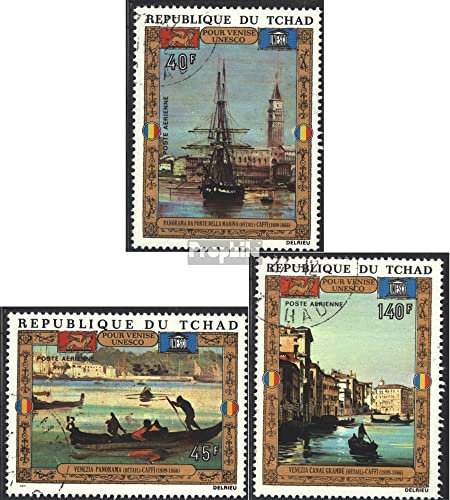 Prophila Collection Tschad 515-517 (kompl.Ausg.) gestempelt 1972 Rettet Venedig - Gemälde (Briefmarken für Sammler) Malerei