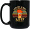 Jimxjon THE MUPPET SHOW BEAKER MEEPERS GONN 15 Oz Black Mug Mugs Halloween Mug White Ceramic 11oz Gift for Witches Lover, Horror Parties, Women, Sister, Friend, Her