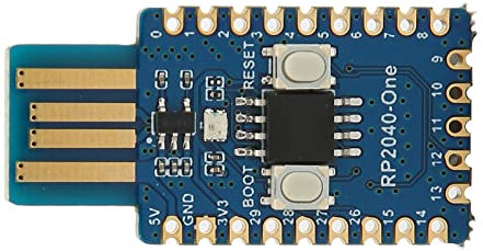 Annadue RP2040-One Mikrocontroller Entwicklungsboard für, Basierend auf Dem RP2040 Mikrocontroller Chip, Dual Core ARM Cortex M0+ Prozessor, 29 GPIO Pins, 4MB