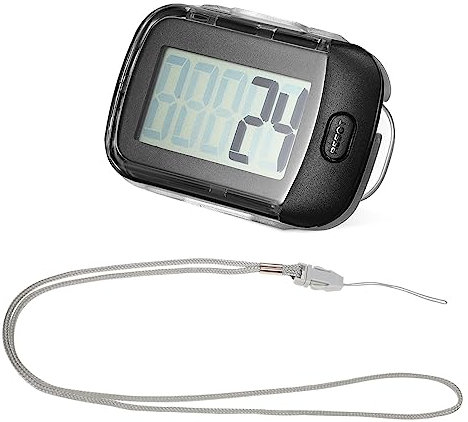 YARNOW Podomètre Portable Léger à Clip pour Marche Et Course Compteur Activité Simple à Utiliser pour Femmes Et Adultes