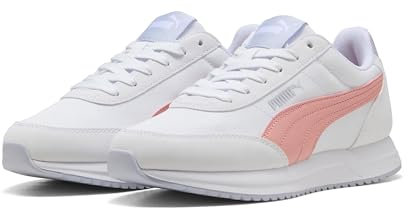 PUMA R78 LIGHTWIND, Scarpe da Ginnastica Unisex-Adulto, Warm White-Pink Fruit-Cool Weather, 42 EU