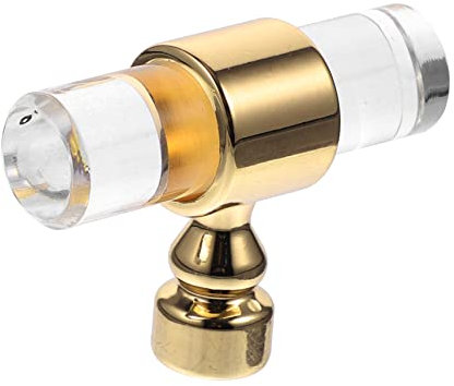 WOONEKY Förmige Möbelgriffe Aus Transparentem Acryl Goldene Schrank Und Küchenschrankgriffe Elegante Knäufe Für Möbeldekoration Praktische Und Stilvolle Möbelknöpfe