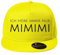 DELUNO Ich höre Immer nur mimimi Baseball Cap Unisex Mütze Kappe für Herren und Damen einfarbige Basecap Gelb (Cap-440-Gelb)