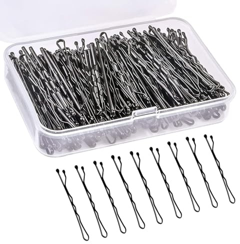 200 Stück Haarnadeln Bobby Pins, Bobby Pins Schwarz Haarnadeln Metal Hair Pin Haarklammern Damen Hair Accessories für Kinder, Haar Accessoires für Mädchen, Friseursalon