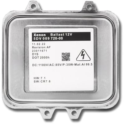PENGNAQP Kompatibel Mit Opel Für Insignia 2008-2014 Xenon Scheinwerfer Vorschaltgerät Modul 5DV00972000 5DV009720 H-ID Ballast