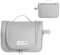 Cozary Beauty Case da Viaggio per Donna Uomo, Borsa da toilette da viaggio con Gancio, Portatile Impermeabile Beauty Case (Grigio)