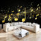 Vlies Fototapete Noten Personal - Foto Tapete Schlafzimmer Wohnzimmer Moderne Vliestapete 400 x 280 cm Wandtapete Motivtapeten Bildtapete 3D Effekt Wand Dekoration
