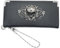 duoyif Gothic Geldbörse, Gothic Portemonnaie, Totenkopf Geldbörse Damen Herren, Totenkopf Dekorative Portemonnaie, Punkrock Geldbörse, Portemonnaie Pu Leder Mit Reißverschluss Münztasche (Schwarz)