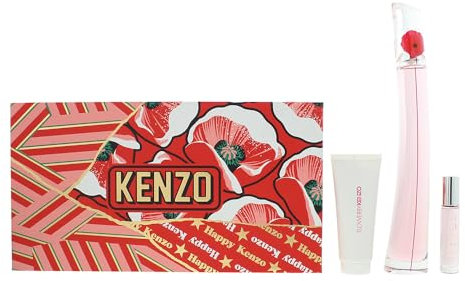 Kenzo Coffret Poppy Bouquet Set, Eau de Parfum 100ml, Körperlotion 75ml, EDP 10ml
