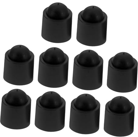 NULYLU Funda De Goma para Palo De Billar, Cubierta Inferior para Taco De Billar, Protector De, Accesorios Esenciales para Palo De Billar, 10 Uds.