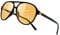 80Days Pilot Sunglasses – Classic Double Bridge, Sleek Metal Detail, UV400 Protection (BLK/Orange)